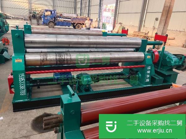 出售二手W11-16*2500對(duì)稱式機(jī)械自動(dòng)卷板機(jī)