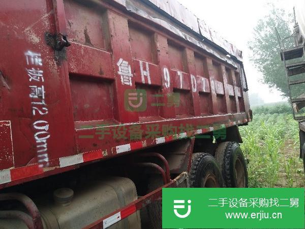 轉讓二手豪沃后八輪自卸車5.8米336馬力  原車手續 包提檔支持分期