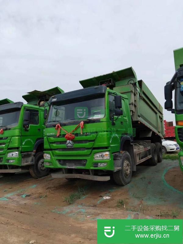 轉讓處理豪沃國五前二后八自卸車出口各國5.8米的 二手工程車自卸車