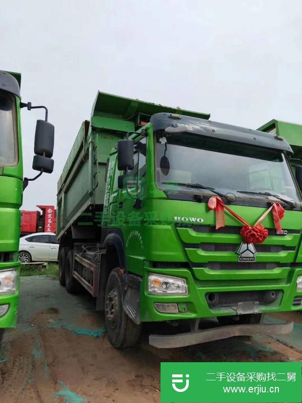 轉讓處理豪沃國五前二后八自卸車出口各國5.8米的 二手工程車自卸車
