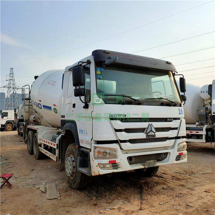 促銷二手豪沃14方混凝土攪拌罐車