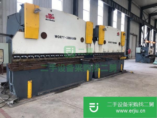 低價出售南通伯特8米200噸折彎機一臺