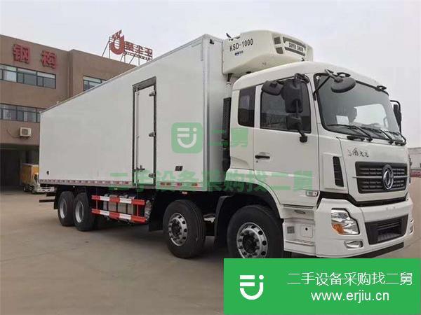 轉讓東風天龍前四后八冷藏車 康機315馬力 廂長9.4米 容積55.27方