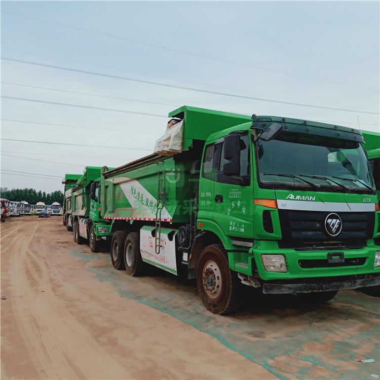 二手后八輪渣土車 后八輪自卸車