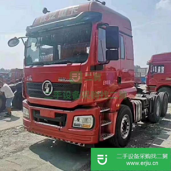 出售二手德龍新M3000牽引車430馬力雙驅輕體濰柴國五