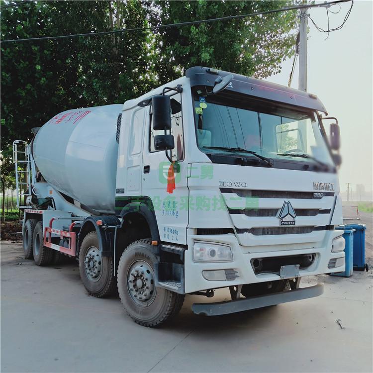 急售9成新二手水泥攪拌車重汽豪沃20方水泥攪拌罐車