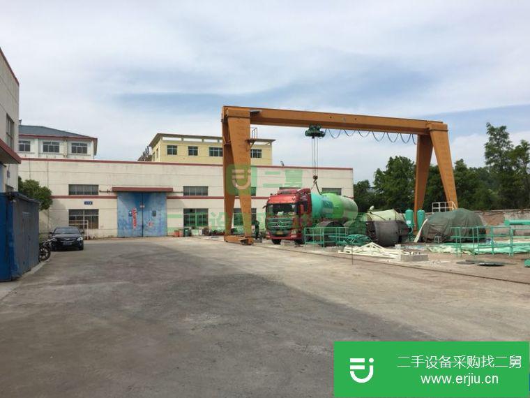 轉讓二手起重機龍門吊行車5噸213帶100米道軌