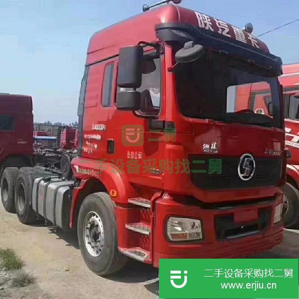 出售二手德龍新M3000牽引車430馬力雙驅輕體濰柴國五