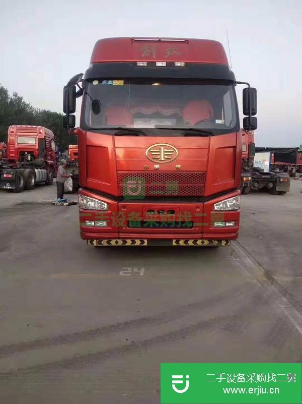 出售17年解放J6P牽引車  460馬力