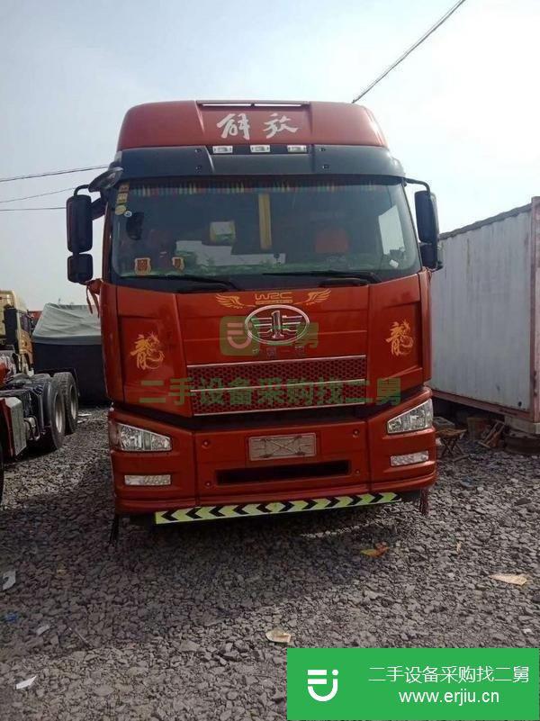 轉(zhuǎn)讓二手國五解放 j6雙驅(qū)輕體牽引車