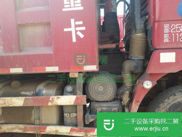 轉讓二手陜汽德龍F3000后八輪自卸車336馬力  可提檔過戶 保證原裝車