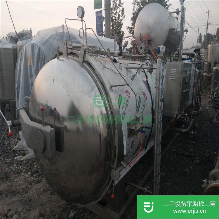 轉讓:出售二手蒸汽殺菌鍋二手不銹鋼304雙層電加熱殺菌鍋二手食品肉類殺菌鍋