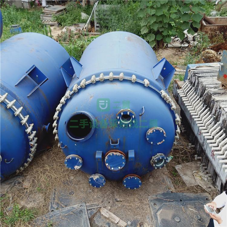 二手3立方搪瓷反應釜    電加熱反應釜價格