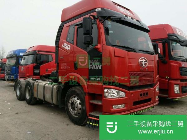 出售二手牽引車,解放JH6,馬力大,原車原版