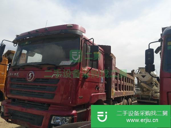 轉讓二手陜汽德龍F3000后八輪自卸車336馬力  可提檔過戶 保證原裝車