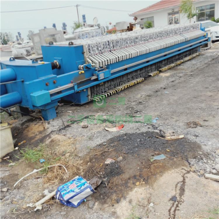 二手200平方全自動隔膜壓濾機(jī)    普通廂式壓濾機(jī)