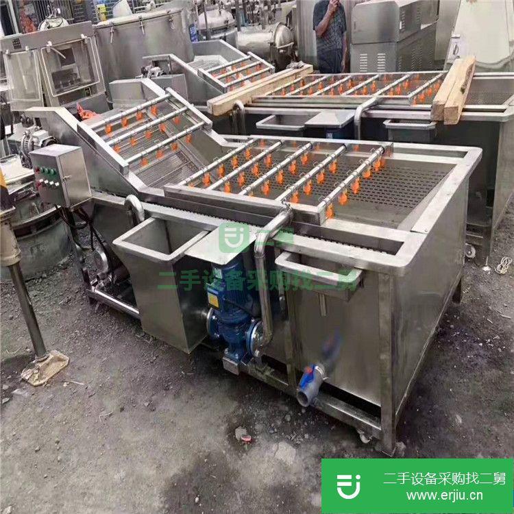 轉讓:出售二手果蔬不銹鋼氣泡清洗機 二手多功能蔬菜清洗機 二手瓜果氣泡清洗機