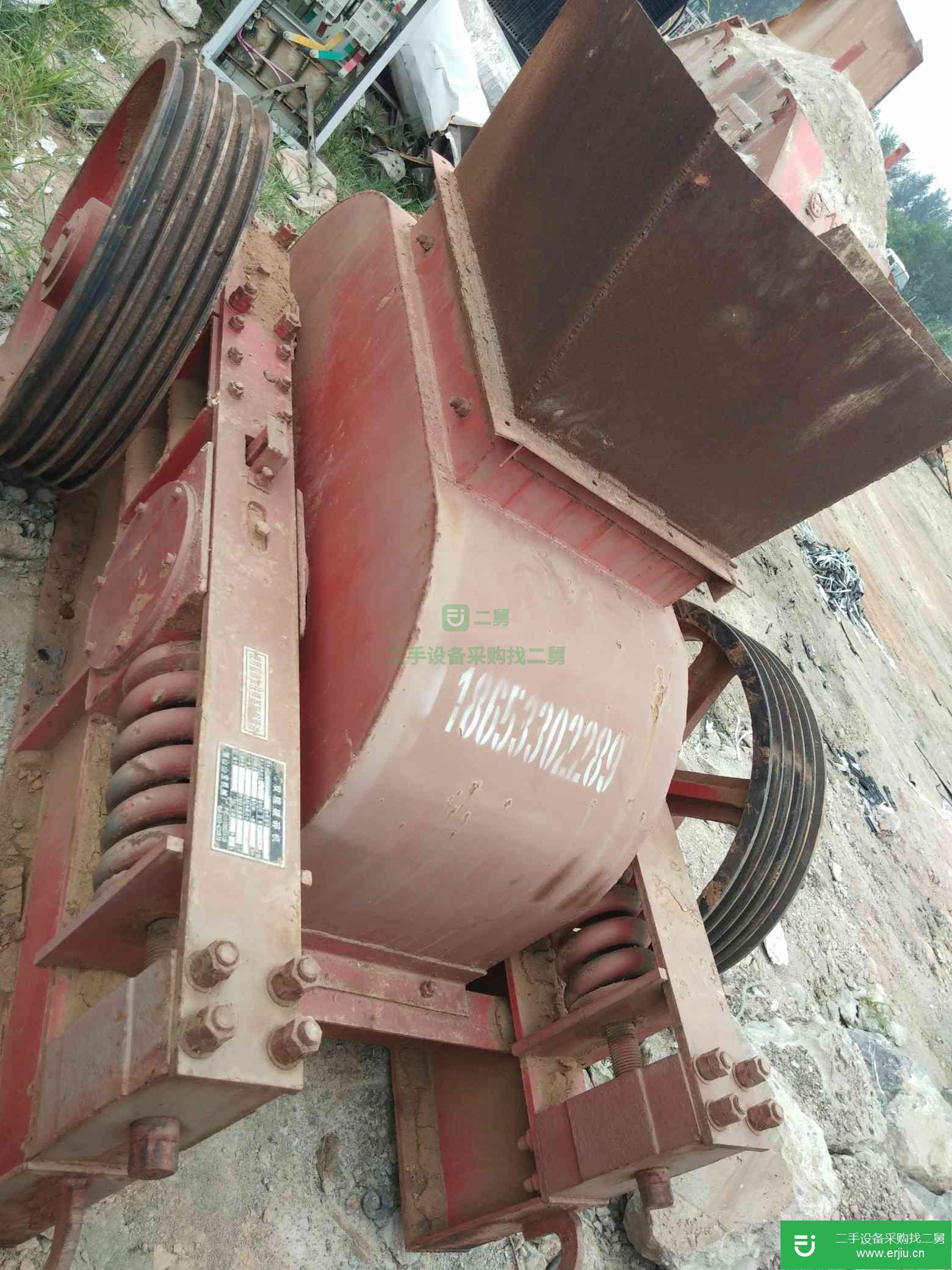 轉讓出售二手對滾破碎機