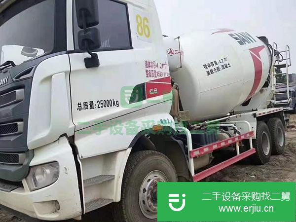 轉(zhuǎn)讓18年三一重工十四方，三一上裝攪拌車(chē)，全國(guó)包提檔過(guò)戶(hù)