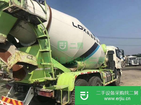轉讓二手混泥土攪拌罐車18年國五福田歐曼大12方攪拌罐車支持分期付款