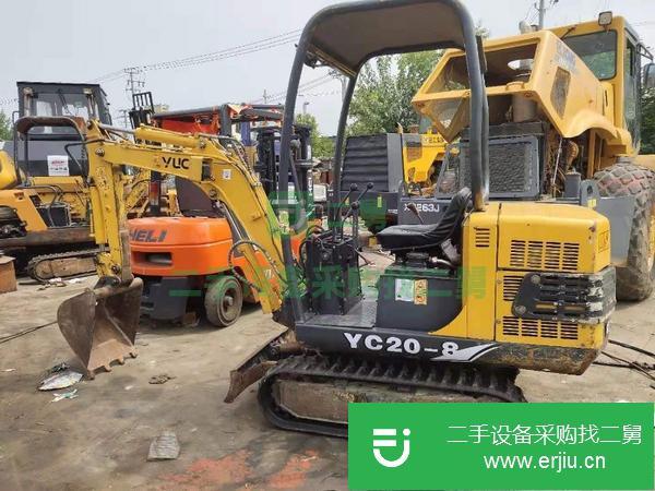 轉讓二手玉柴20小型挖掘機工作一千小時,原裝二手20小挖機