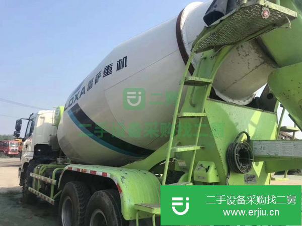 轉讓二手混泥土攪拌罐車18年國五福田歐曼大12方攪拌罐車支持分期付款