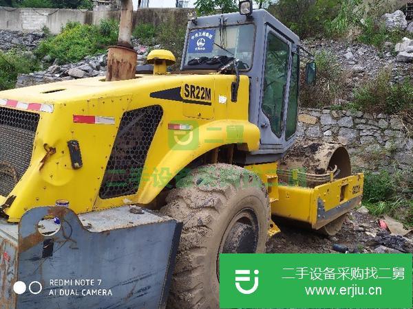 轉(zhuǎn)讓山推22噸單鋼輪壓路機(jī)