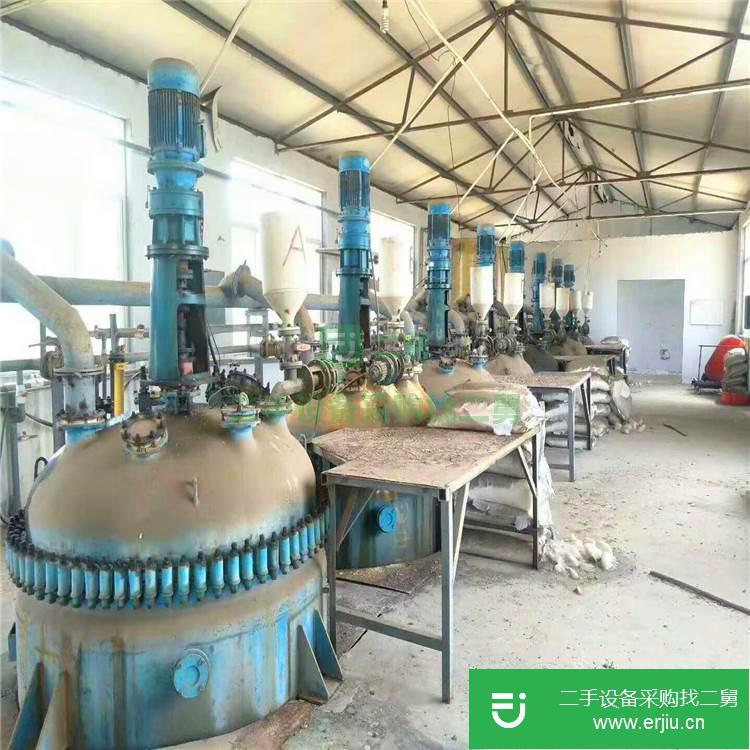 轉讓出售二手不銹鋼電加熱反應釜 天津反應釜