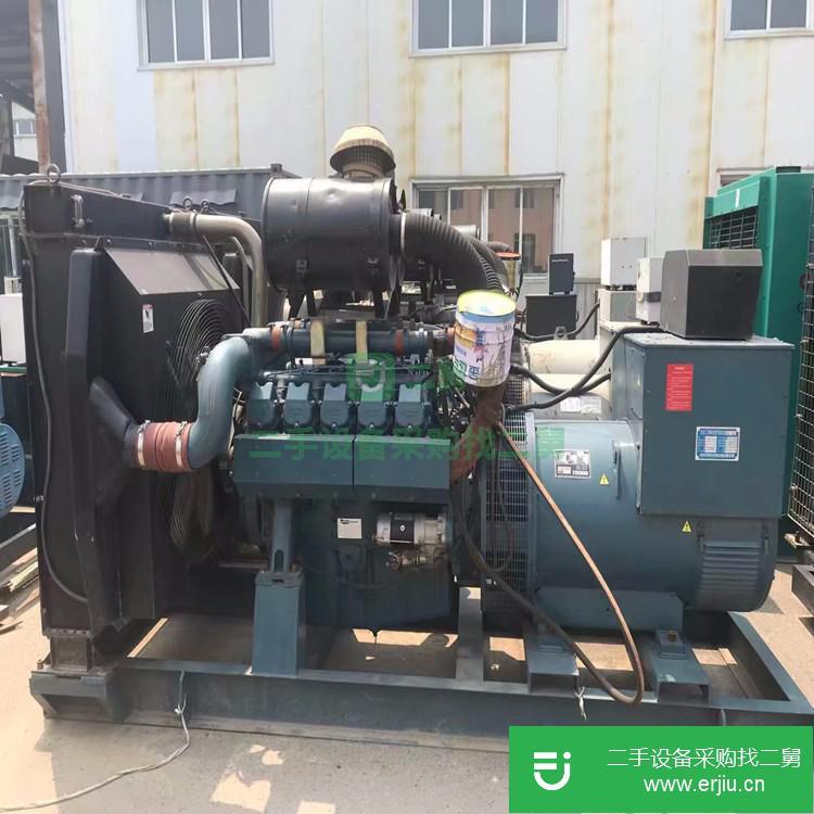 沈陽半價處理一臺大宇二手柴油發電機組,九成新
