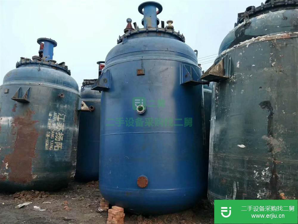 轉讓二手3噸搪瓷反應釜60臺 2噸搪瓷反應釜10臺 1噸搪瓷反應釜15臺