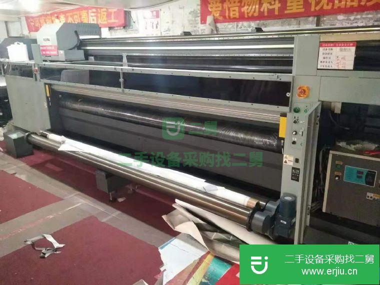 轉(zhuǎn)讓9成新8頭1024彩神卷材UV機(jī)一臺(tái)