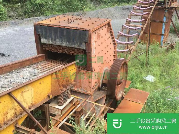 二手方箱式破碎機 給料機 篩子出售