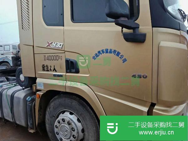 轉讓二手17年陜汽德龍X3000雙驅牽引車430馬力國五車 支持分期