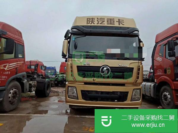 轉讓二手17年陜汽德龍X3000雙驅牽引車430馬力國五車 支持分期