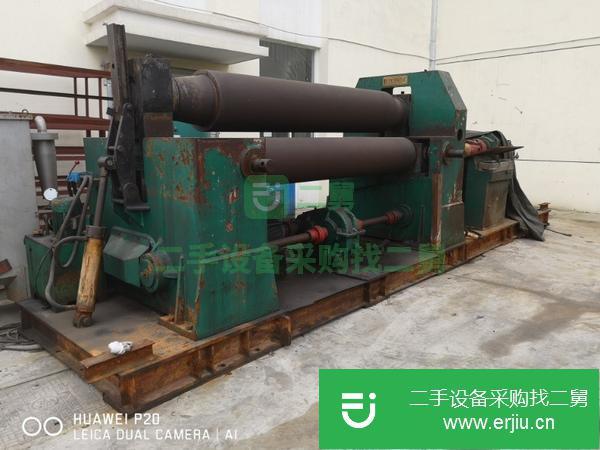 現貨出售二手實心W11-45*2500機械全自動卷板機一臺