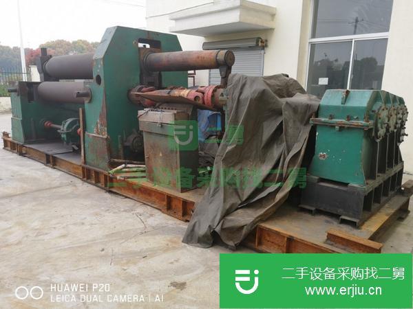 現貨出售二手實心W11-45*2500機械全自動卷板機一臺