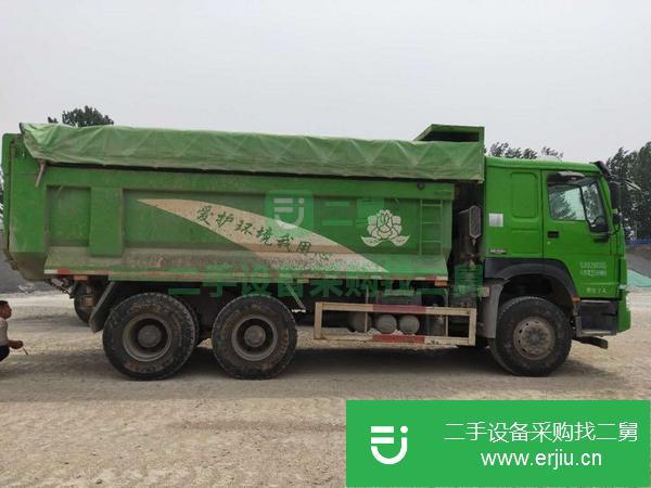 轉讓18年國五陜汽德龍，福田歐曼，重汽豪沃綠色渣土車工程車，全國包提檔過戶