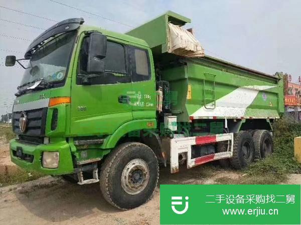 轉讓18-19年福田歐曼，豪沃，德龍綠色渣土車工程車，可分期可提檔