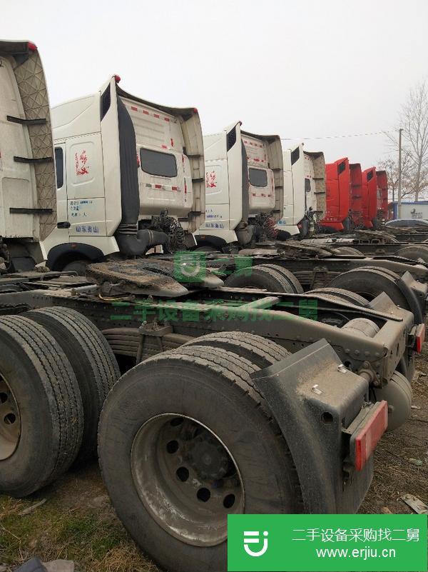 轉讓二手17年豪沃T7H國五540馬力輕體牽引車 全國包提檔包過戶