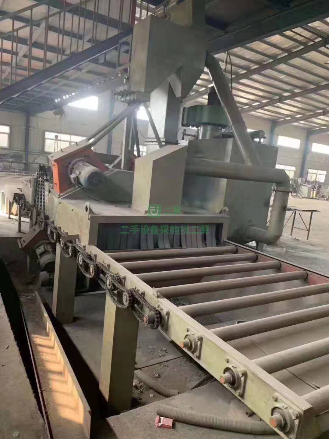 急售9成新通過式拋丸機4拋7.5千瓦門口寬1.7米高300河北省滄州市