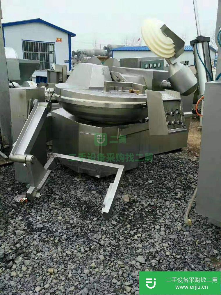轉讓:出售二手大型斬拌機二手曉進330斬拌機真空拌餡機食品加工設備真空滾揉機灌腸機