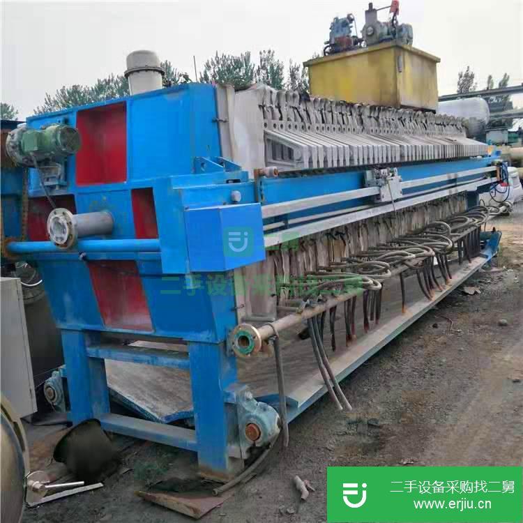 出售全自動壓濾機 二手200平方板框壓濾機