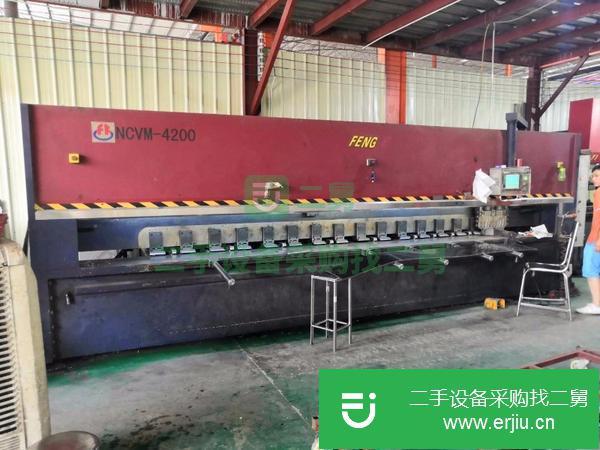 轉讓豐科4200MM數控刨槽機雙頭6把刀二手剪板折彎機激光切割機