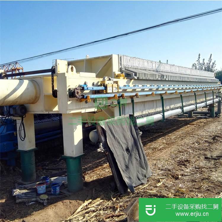 出售全自動壓濾機 二手200平方板框壓濾機