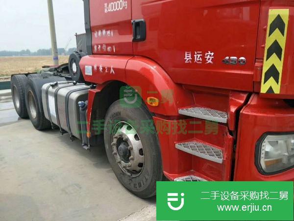 轉(zhuǎn)讓二手17年陜汽德龍M3000雙驅(qū)牽引車430馬力國五車    支持分期