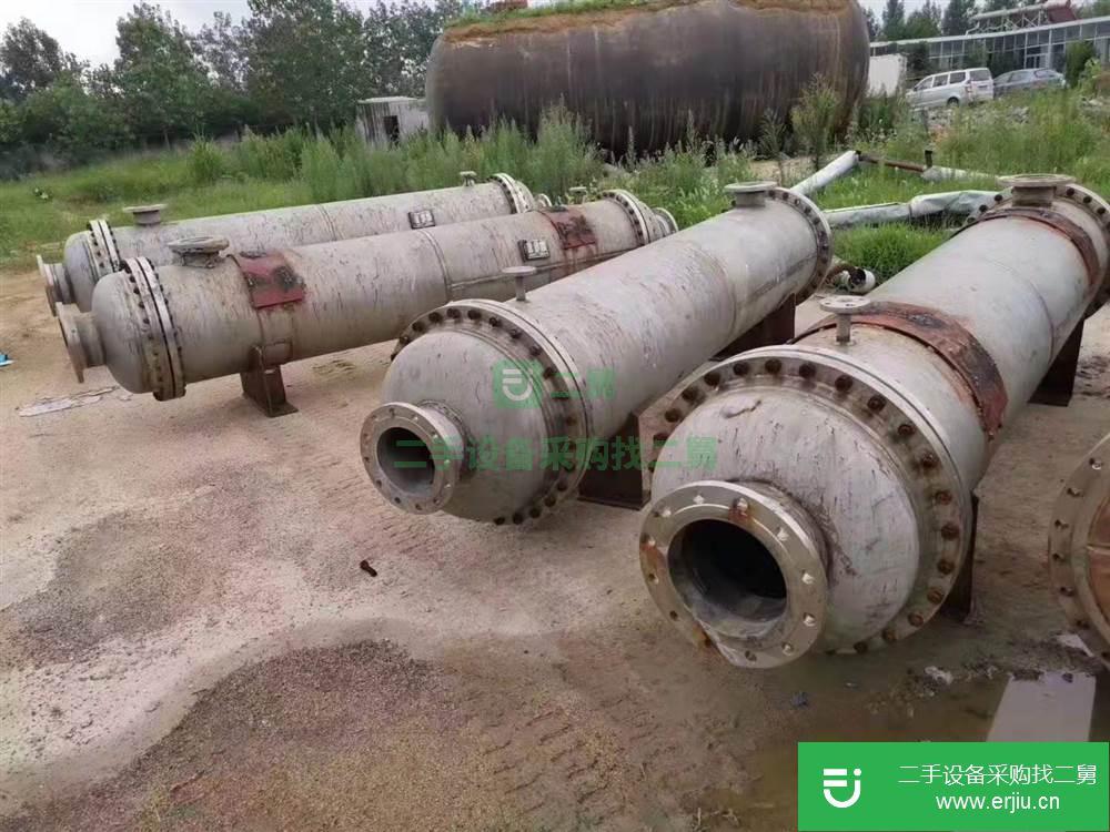 出售二手50平方316不銹鋼列管冷凝器