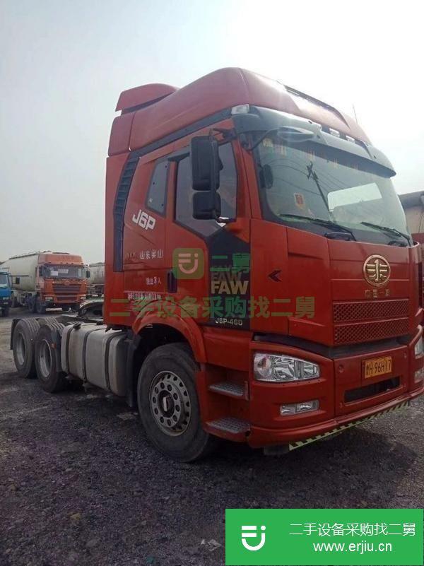 轉(zhuǎn)讓二手國五解放j6,460馬力輕體 牽引車