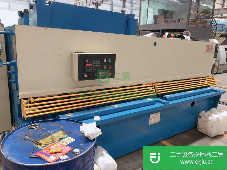 轉(zhuǎn)讓廣州貝力6*3200二手剪板機(jī)100t3200二手折彎一套鈑金加工