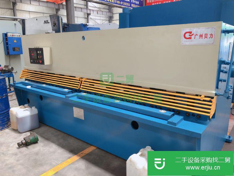 轉(zhuǎn)讓廣州貝力6*3200二手剪板機(jī)100t3200二手折彎一套鈑金加工