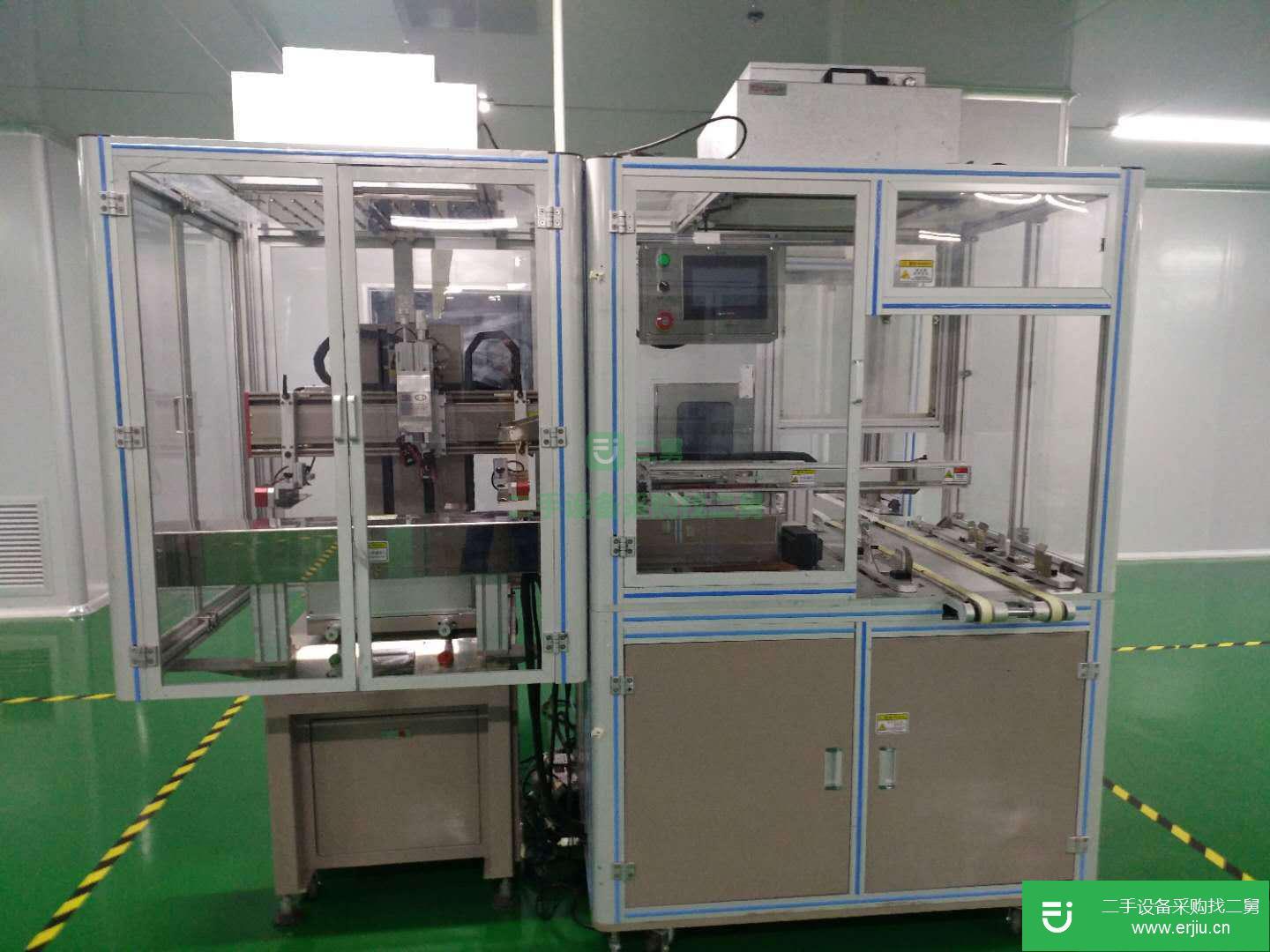 二手絲印機，玻璃蓋板絲印機，自動上下料絲印機